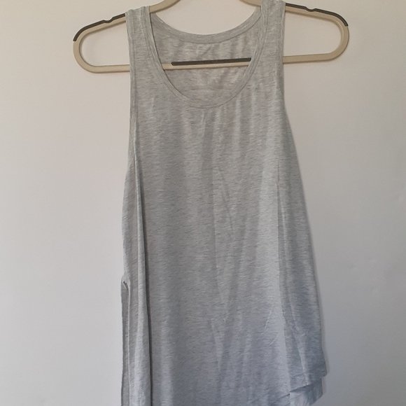 LULULEMON KNOTTED SIDE TANK TOP SIZE SMALL COLOR GRAY - Picture 1 of 5